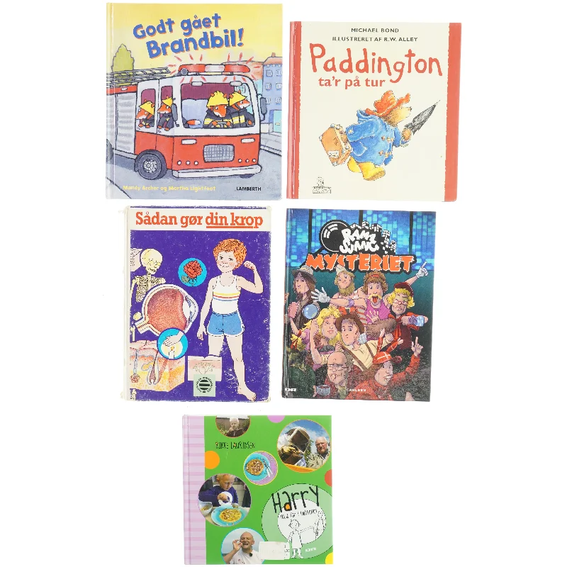 Forskellige børnebøger