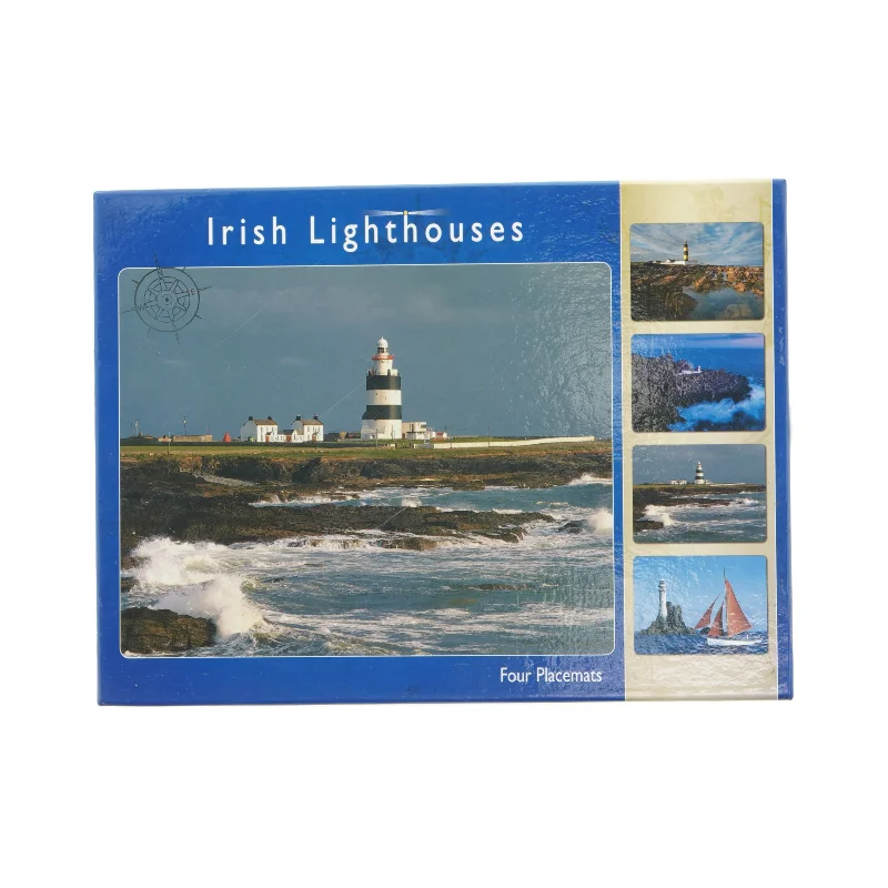Coasters med irske fyrtårne (str. 29 x 21,5 cm)