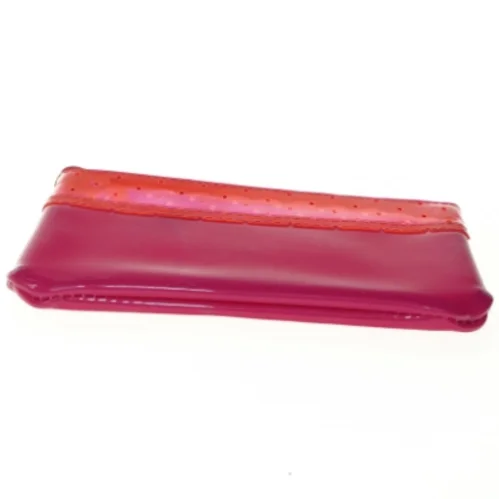 Pink taskepung i plast (str. 20 x 13 cm)
