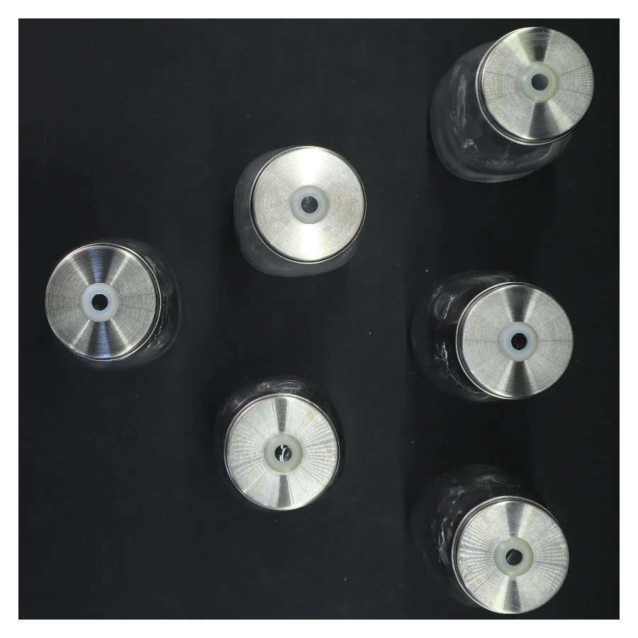 To-Go glasflasker med låg (str. 6 stk 16 cm)