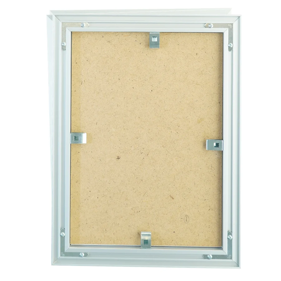 Sølvfarvet fotoramme fra Dan Ramme (str. 21x30)