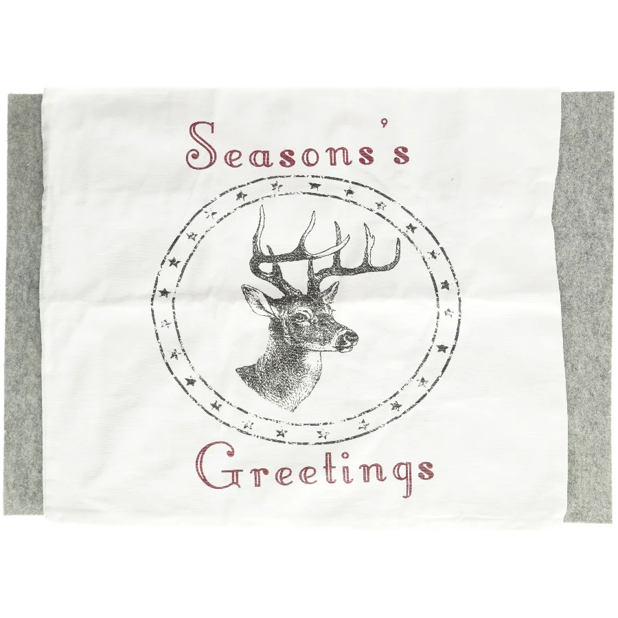 3 pudebetræk med vinter-/julemotiver (str. 58 x 38 og 53 x 45 og 58cm)