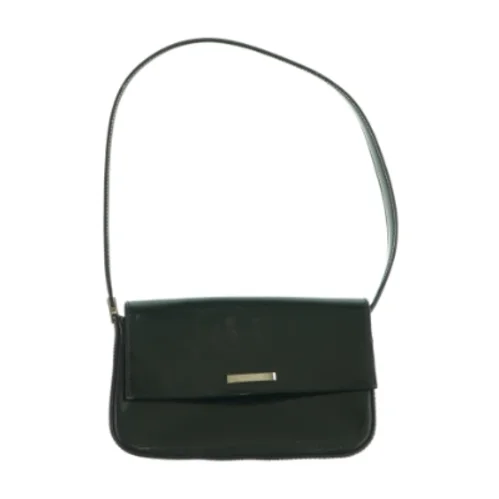 Lille sort taske i læder