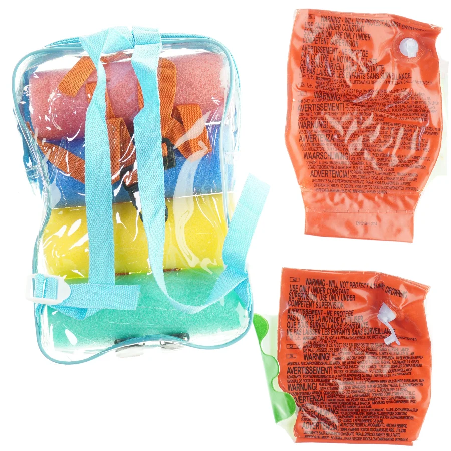 Badebælte og badevinger til børn (str. 18 x 13 og 30 x 20cm)