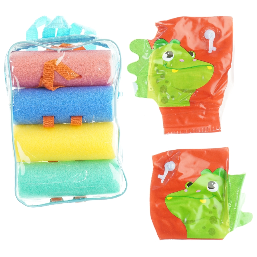 Badebælte og badevinger til børn (str. 18 x 13 og 30 x 20cm)