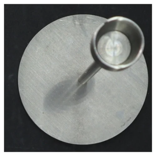 Piet Hein-lysestage i rustfrit stål (str. 21 cm)