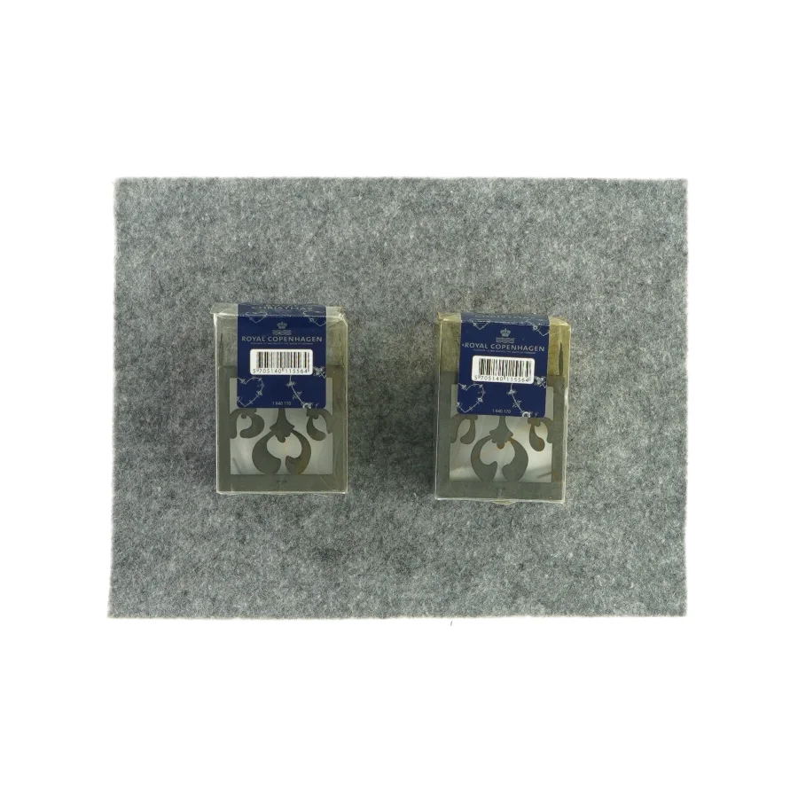 Lysestager til fyrfadslys fra Royal Copenhagen (2 stk)