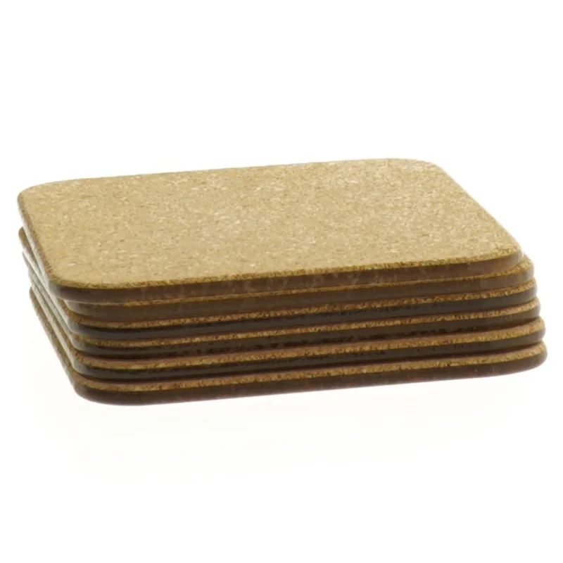 Bord brikker med frugt- og grøntsagsmotiver (str. 11,5 x 9,5 cm)