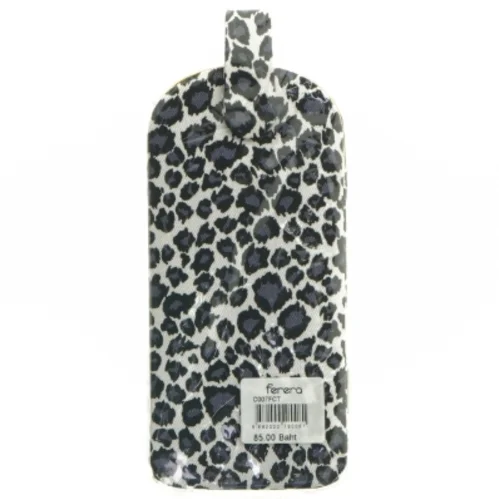 Leopardmønstret clutch fra Ferera (str. 16,5 x 8 cm)
