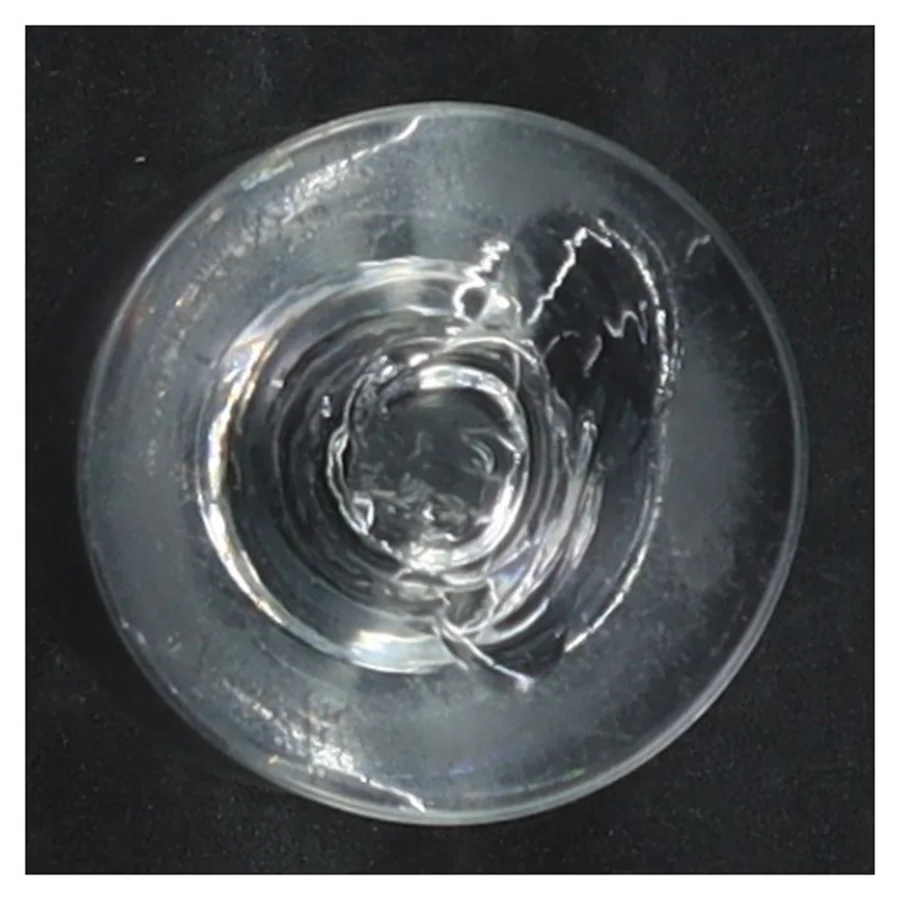 Glas (str. H. 8,5 cm)