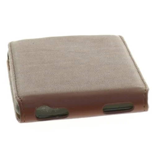 Læder telefon cover (str. 14 x 7 cm)