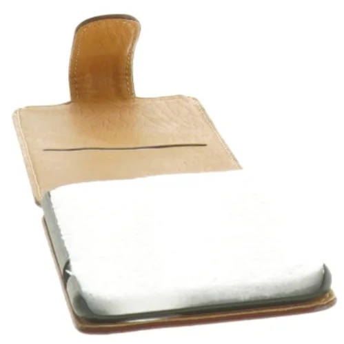 Læder telefon cover (str. 14 x 7 cm)