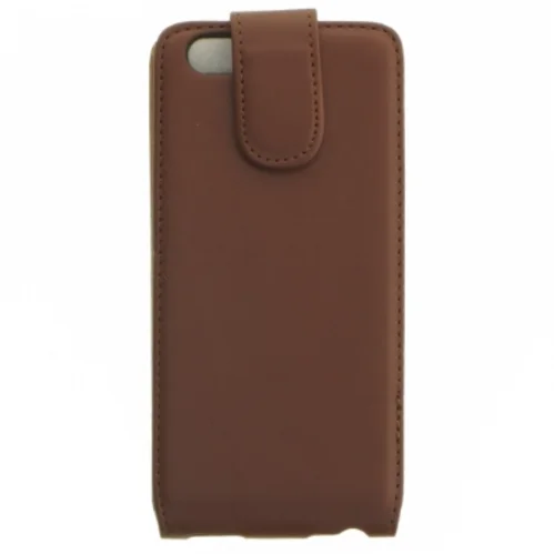 Læder telefon cover (str. 14 x 7 cm)