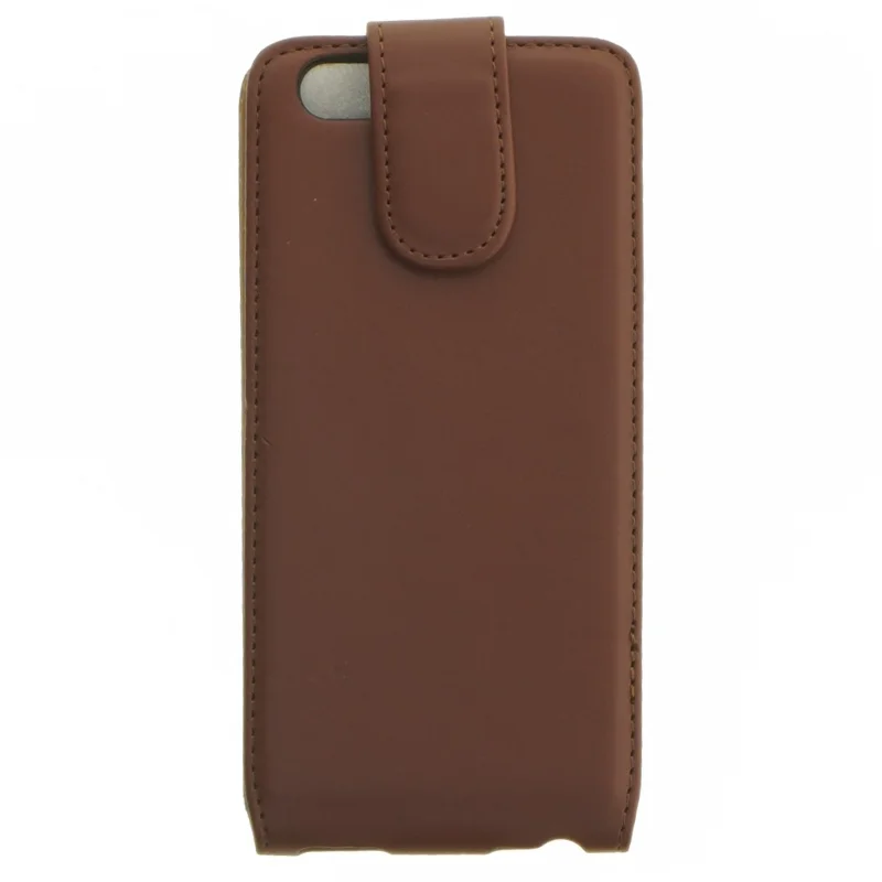 Læder telefon cover (str. 14 x 7 cm)