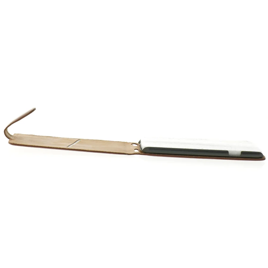 Læder telefon cover (str. 14 x 7 cm)