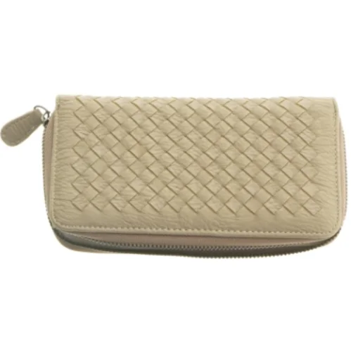 Flettet læderpung (str. 11 x 20 cm)