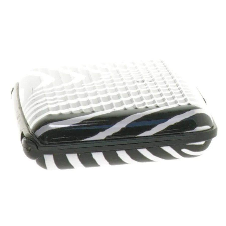 Zebra-mønstret etui (str. 11 x. 7,5 cm)