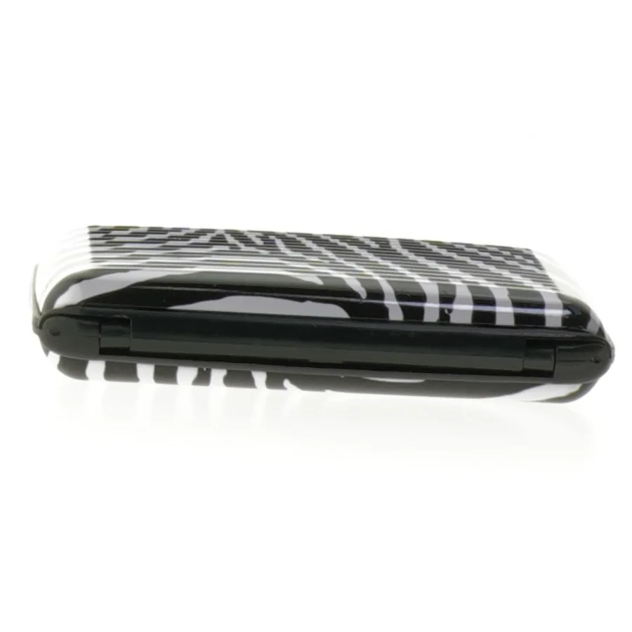 Zebra-mønstret etui (str. 11 x. 7,5 cm)
