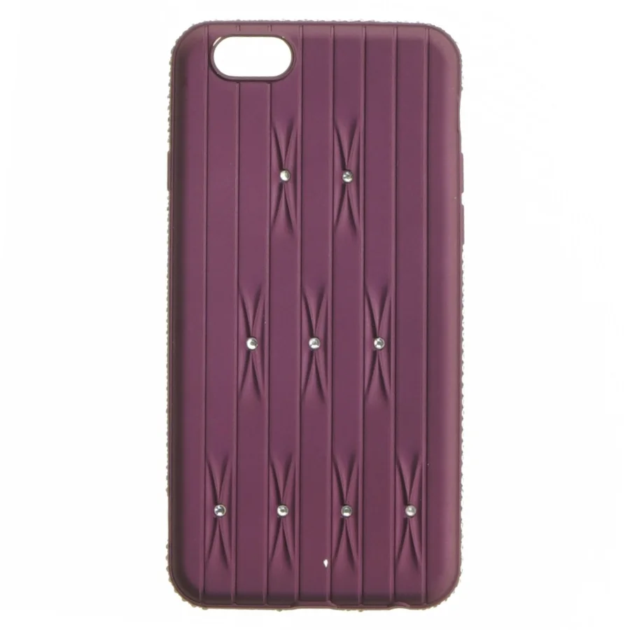 Beskyttelsescover til iPhone med rhinsten (str. 7 x. 14 cm)