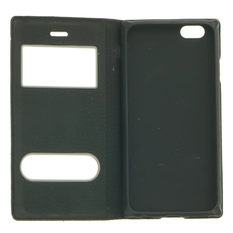 Sort mobiltelefoncover (str. 14 x 7 cm)