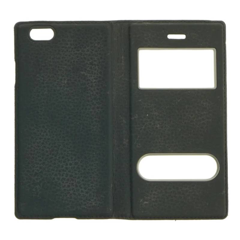 Sort mobiltelefoncover (str. 14 x 7 cm)