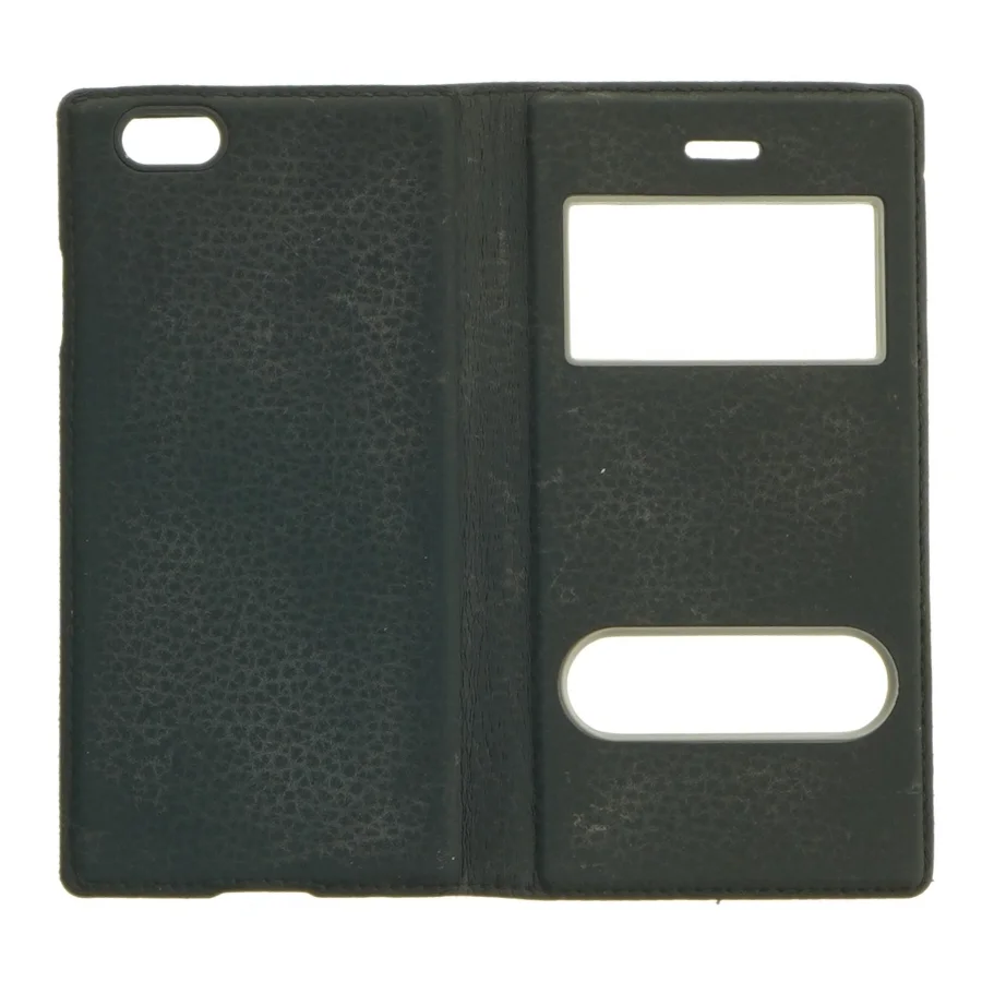 Sort mobiltelefoncover (str. 14 x 7 cm)