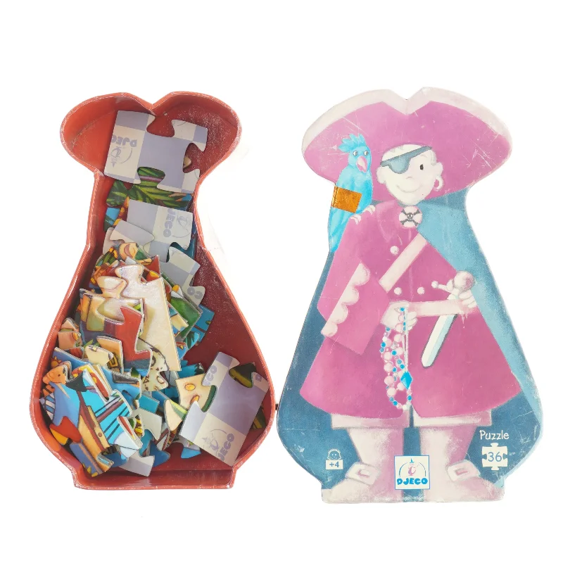 Sørøver puslespil fra Djeco (str. 42 x, 30 cm)