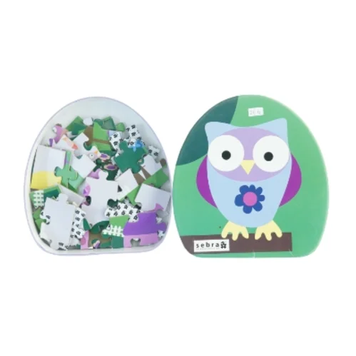 Ugle puslespil fra Sebra (str. 42 x, 28 cm)