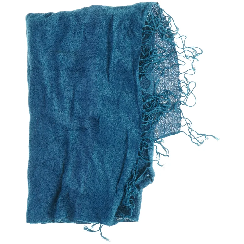 Blåt tørklæde (str. 70 x, 170 cm)