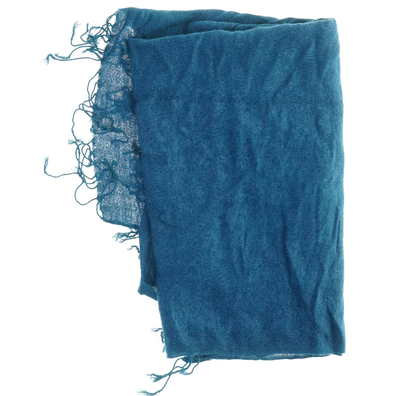 Blåt tørklæde (str. 70 x, 170 cm)