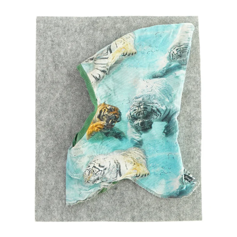 Elefanthue i bomuld med tigre på