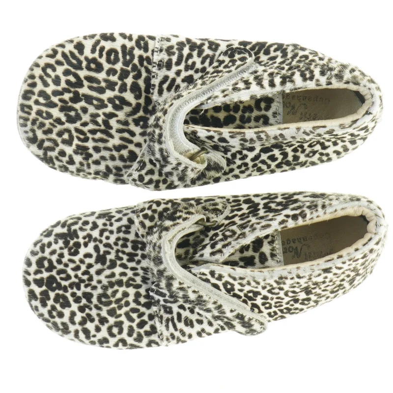 Leopardmønstrede indendørs sko fra Petit Nord (str. 29)