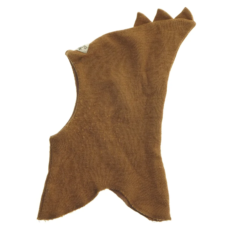 Brune elefanthue fra Racing Kids (str. S og 37 x 23 cm)