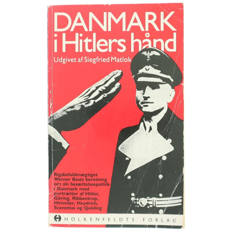 Danmark i Hitlers hånd bog fra Holkenfeldts Forlag
