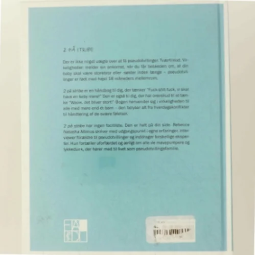 2 på stribe af Rebecca Natasha Albinus (f. 1978) (Bog)