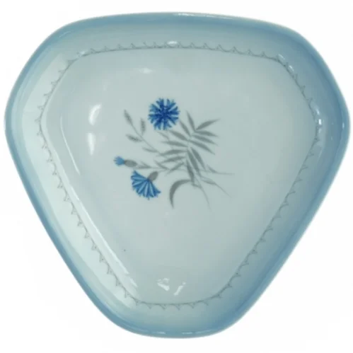 Trekantet serveringsfad fra Bing Og Grøndahl (str. Diameter 23,5 cm)