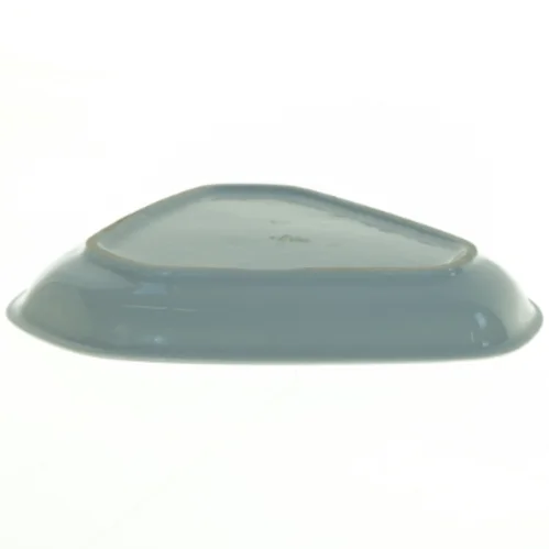 Trekantet serveringsfad fra Bing Og Grøndahl (str. Diameter 23,5 cm)