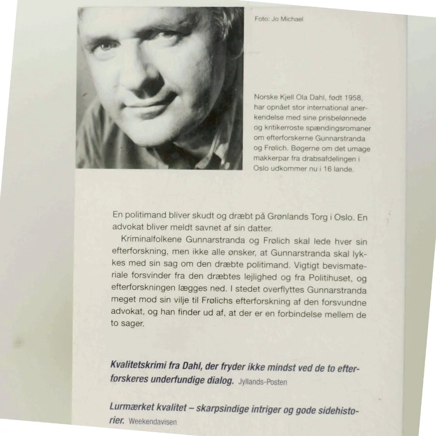 Sort engel af Kjell Ola Dahl (Bog)