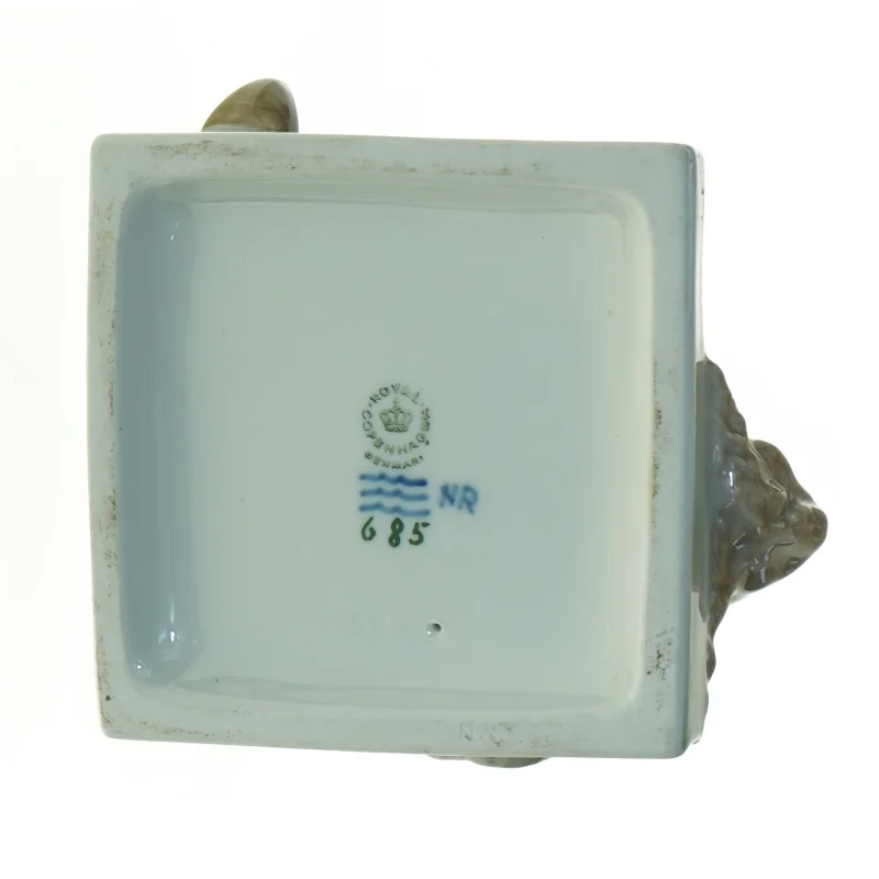 Porcelænsfigur Mand med le fra Royal Copenhagen (str. 25 x 13 cm)