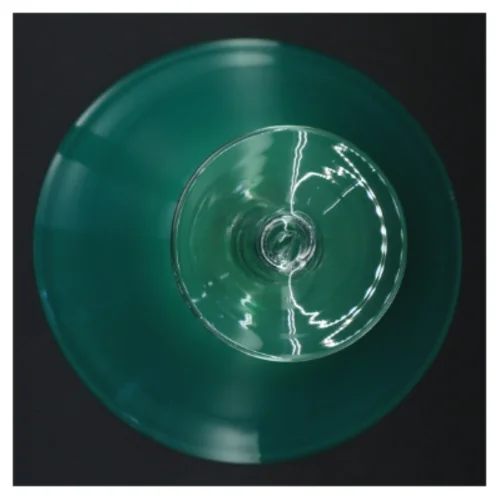 Grøn Glasopsats (str. 20 x 22 cm)