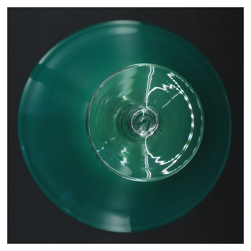 Grøn Glasopsats (str. 20 x 22 cm)