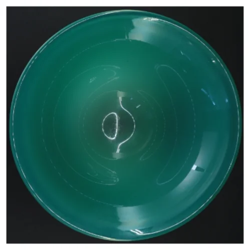 Grøn Glasopsats (str. 20 x 22 cm)