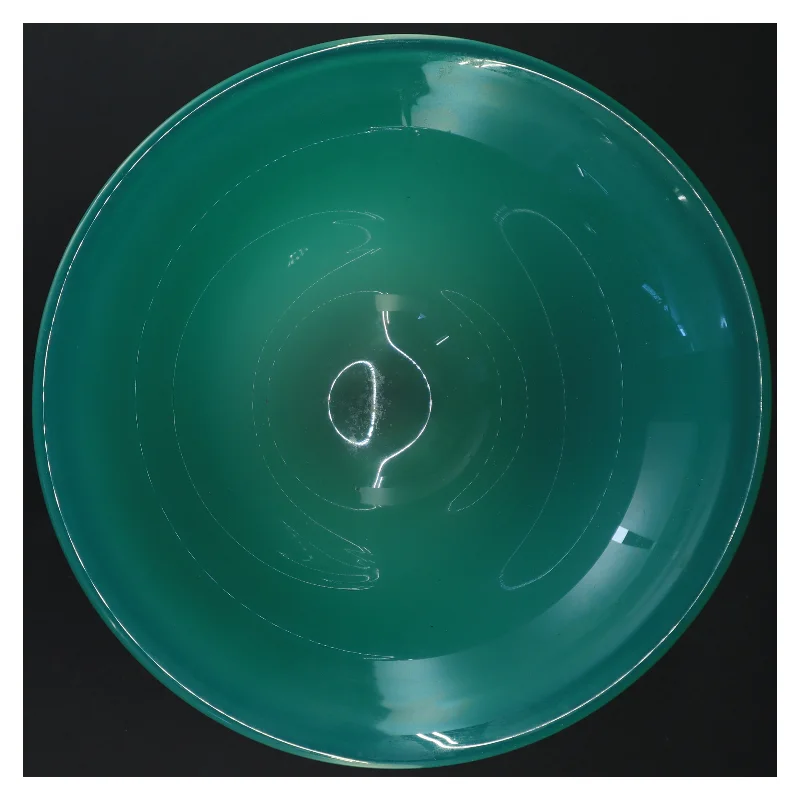 Grøn Glasopsats (str. 20 x 22 cm)