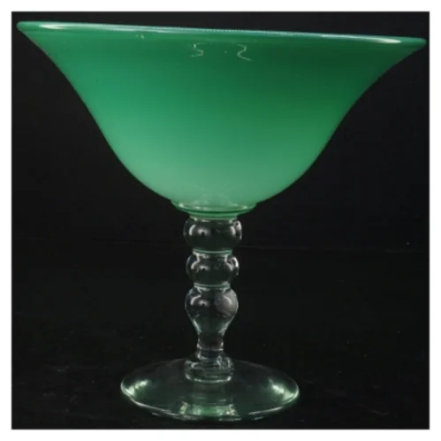 Grøn Glasopsats (str. 20 x 22 cm)