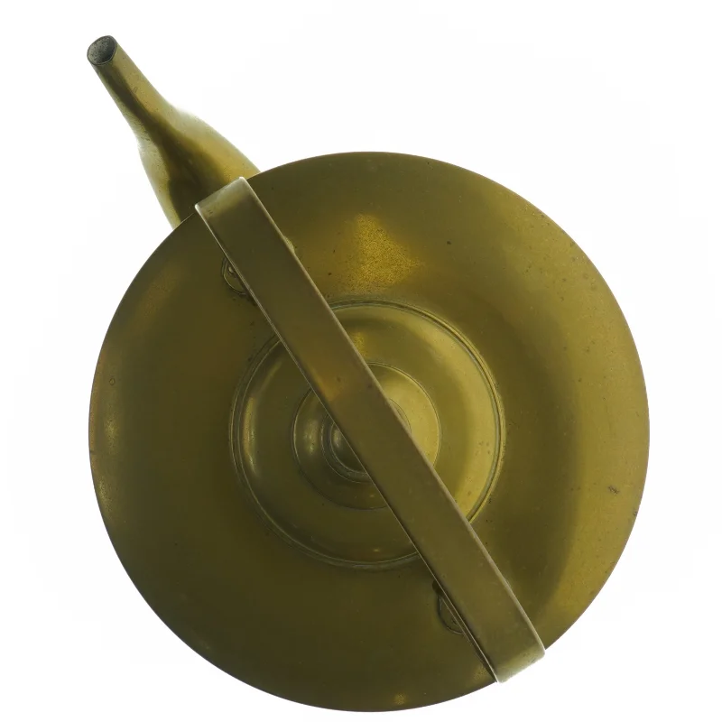 Gammel messing thekande (str. 20 x 16 cm)