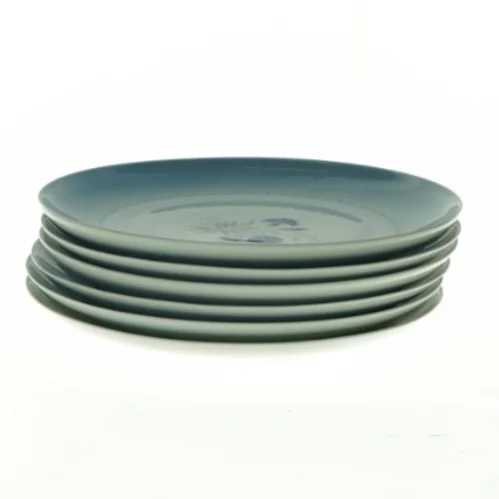 Porcelænstallerkener med blomstermotiv, kornblomst, demeter fra Bing Og Grøndahl (str. Diameter 24 cm)