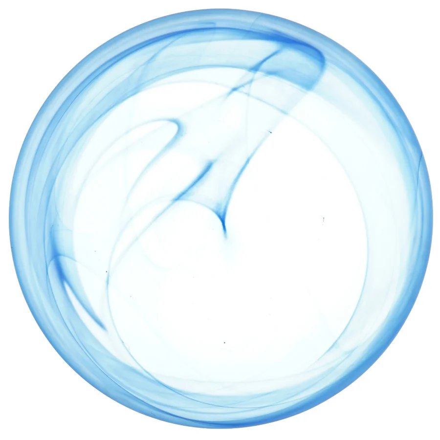 Blå dekorationsskål fra Aida (str. Diameter 20 cm h 12 cm)