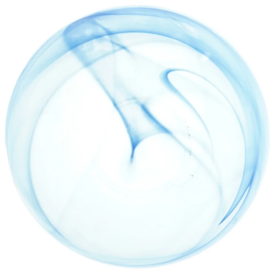 Blå dekorationsskål fra Aida (str. Diameter 20 cm h 12 cm)