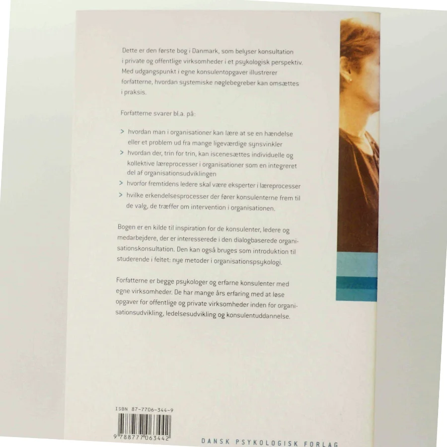 Konsultation i organisationer : hvordan mennesker skaber ny mening (Bog)
