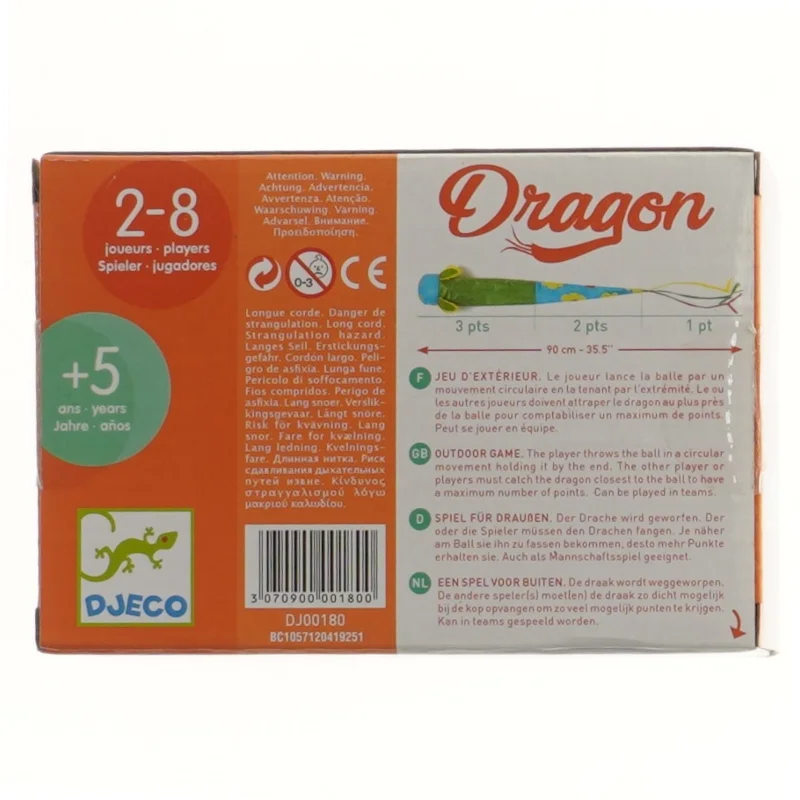 Drage kastebold fra Djeco (str. 90 cm)